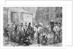 Illustration of a Street Scene in the Fourth Ward of New York by Corbis