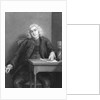 Samuel Johnson Thinking at Desk by Anonymous