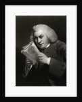 Samuel Johnson Reading Book by Anonymous