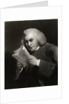 Samuel Johnson Reading Book by Anonymous