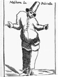 Illustration of Early Costume for Italian Carnival by Anonymous