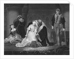 Engraving After The Execution of Lady Jane Grey by Paul Delaroche