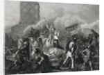 Illustration Depicting Siege of Paris by Normans in 835 by Anonymous