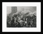 Illustration Depicting Siege of Paris by Normans in 835 by Anonymous