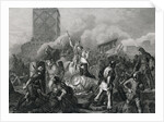 Illustration Depicting Siege of Paris by Normans in 835 by Anonymous