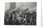 Illustration Depicting Siege of Paris by Normans in 835 by Anonymous