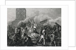 Illustration Depicting Siege of Paris by Normans in 835 by Anonymous