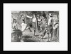 Jubilant French Neighbors Enjoying Dance with Native Americans by Anonymous