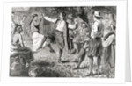 Jubilant French Neighbors Enjoying Dance with Native Americans by Anonymous