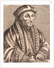 Illustration of Scholar Erasmus Desiderius with Book in Hand by Anonymous