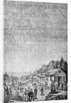 Illustration Depicting Meteor Shower by Anonymous