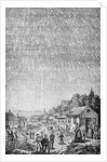 Illustration Depicting Meteor Shower by Anonymous