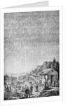 Illustration Depicting Meteor Shower by Anonymous