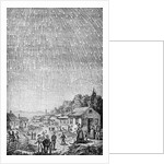 Illustration Depicting Meteor Shower by Anonymous