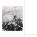 Soldiers Throwing Hand Grenades by Anonymous