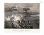 Civil War Scene at Battle of Lookout Mountain by Anonymous