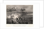 Civil War Scene at Battle of Lookout Mountain by Anonymous