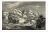 Sir Francis Drake Attacking Spanish Treasure Ship by Anonymous