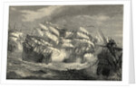 Sir Francis Drake Attacking Spanish Treasure Ship by Anonymous