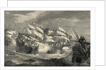 Sir Francis Drake Attacking Spanish Treasure Ship by Anonymous