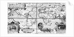 Map Showing Sir Francis Drake's Course Around World by Anonymous