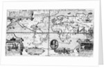Map Showing Sir Francis Drake's Course Around World by Anonymous