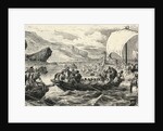 Phoenician Fleet Voyaging out to sea by Anonymous
