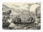Phoenician Fleet Voyaging out to sea by Anonymous