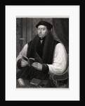 Thomas Cranmer Holding a Book by Anonymous