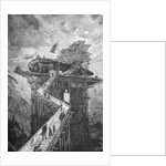 Gangplank to Fanciful Moon-Bound Ship by Anonymous