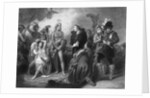 Meeting Of Spanish And Peruvians by Anonymous