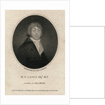 Portrait of English Novelist Matthew Gregory Lewis Author of The Monk by Anonymous