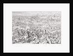 King Charles XII at Battle of Narva by Anonymous
