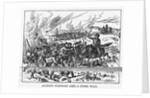 Stonewall Jackson in Battle Scene "Standing Like A Stone Wall" by Anonymous