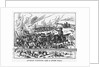 Stonewall Jackson in Battle Scene "Standing Like A Stone Wall" by Anonymous