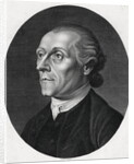Oval Portrait of John Protestant Caspar Lavater by Anonymous