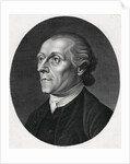 Oval Portrait of John Protestant Caspar Lavater by Anonymous