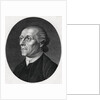 Oval Portrait of John Protestant Caspar Lavater by Anonymous