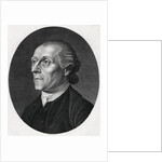 Oval Portrait of John Protestant Caspar Lavater by Anonymous