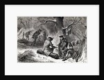 American Troops at Valley Forge by Anonymous