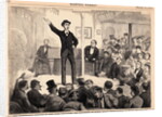 Man Speaking to Crowd About Temperance by Anonymous
