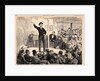 Man Speaking to Crowd About Temperance by Anonymous
