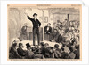 Man Speaking to Crowd About Temperance by Anonymous