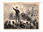 Man Speaking to Crowd About Temperance by Anonymous