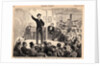 Man Speaking to Crowd About Temperance by Anonymous