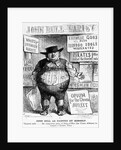 Cartoon Depicting English Characterization of John Bull as Painted by Himself by Anonymous