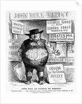 Cartoon Depicting English Characterization of John Bull as Painted by Himself by Anonymous