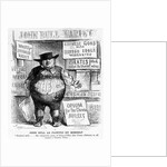 Cartoon Depicting English Characterization of John Bull as Painted by Himself by Anonymous