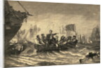 Commodore Perry at Battle of Lake Erie by Anonymous