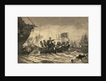 Commodore Perry at Battle of Lake Erie by Anonymous